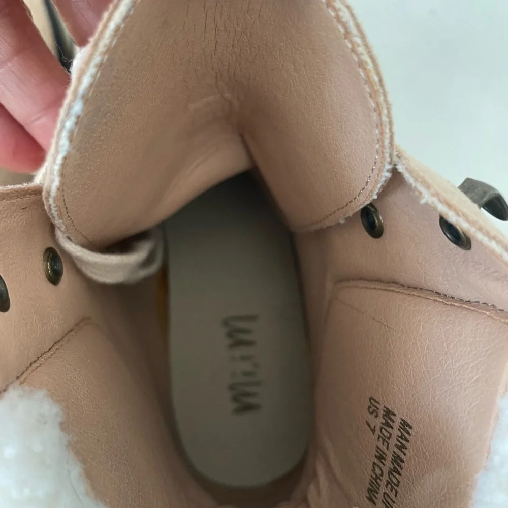 Mi.iM Tan Winter Boots with Rugged Design